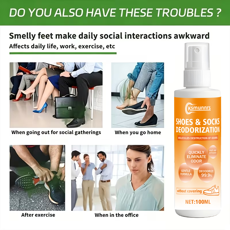 Voetgeurspray, ontgeurende rei - Sneaker Care Spray recensie en prijs